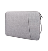 Macbook Sleeve | MacBook Pro 14" - DELUXE™ Himalaya Stof Sleeve - Grå - DELUXECOVERS.DK