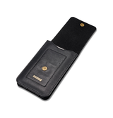 iPhone 15 Pro | iPhone 15 Pro - DG.MING™ Læder Bælte Sleeve M. Kortholder - Sort - DELUXECOVERS.DK