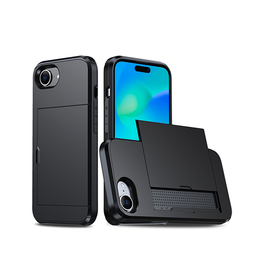 iPhone 7 / 8 | iPhone 7/8/SE(2020/2022) - Deluxe™ Håndværker Cover M. Kortholder - Sort - DELUXECOVERS.DK