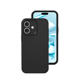 iPhone 16 Plus | iPhone 16 Plus - Deluxe™ Jelly Silikone Cover - Sort - DELUXECOVERS.DK