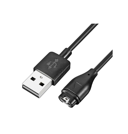 Kabel | Garmin | USB-A Ladekabel - Sort - 1M - DELUXECOVERS.DK