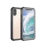 iPhone X / XS | iPhone X/Xs - ToughCase Vandtæt Beskyttelse Cover - Sort - DELUXECOVERS.DK