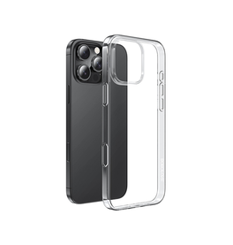 iPhone 16 Pro Max | iPhone 16 Pro Max - Borofone™ Silikone Cover - Gennemsigtig - DELUXECOVERS.DK