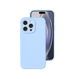 iPhone 16 Pro | iPhone 16 Pro - Deluxe™ Jelly Silikone Cover - Sky Blue - DELUXECOVERS.DK