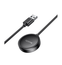 Kabel | Samsung Watch | USB-A Magnetisk Trådløs Ladekabel - Sort - 1M - DELUXECOVERS.DK