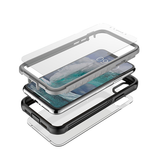 iPhone X / XS | iPhone X/Xs - ToughCase Vandtæt Beskyttelse Cover - Sort - DELUXECOVERS.DK