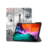 iPad Pro 12,9 (2020) | iPad Pro 12,9" (2020) - DeLX™ Trifold ArtCover M. Stander - Noir - DELUXECOVERS.DK