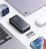 Powerbank | Anker® 533 | 30W Powerbank 10.000 mAh - Sort - DELUXECOVERS.DK