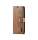 Samsung Galaxy S23 Plus | Samsung Galaxy S23 Plus - DG.MING™ Vintage 2-In-1 Læder Etui M. Cover - Brun - DELUXECOVERS.DK