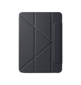 iPad Air 6 13" 2024 | iPad Air 13" (2024/2025) - NOBLE™ Trifold Læder Cover M. Stander - Sort - DELUXECOVERS.DK