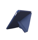 iPad Pro 9.7 | iPad Pro - 9.7" - Orgami Trifold Læder Cover M. Stander - Navy - DELUXECOVERS.DK