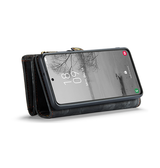 Samsung Galaxy S24 Plus | Samsung Galaxy S24 Plus - CaseMe™ Multifunktionel Læder Etui / Pung - Sort - DELUXECOVERS.DK