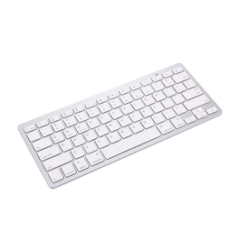 Tastatur | Bluetooth Mini Tastatur (Bluetooth 3.0) - Aluminum - DELUXECOVERS.DK