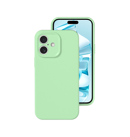 iPhone 16 Plus | iPhone 16 Plus - Deluxe™ Jelly Silikone Cover - Mint Grøn - DELUXECOVERS.DK