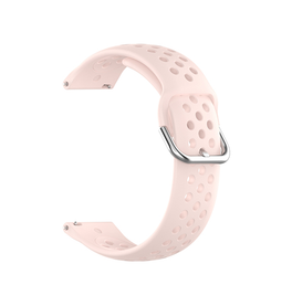 Samsung Galaxy Watch 6 | Samsung Galaxy Watch 6 (40/44mm) - 4Run™ Silikone Løbe Sportsrem - Pink - DELUXECOVERS.DK