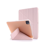 iPad Pro 12,9 (2021) | iPad Pro 12,9" (2022/2021) - Orgami Trifold Læder Cover M. Stander - Rose - DELUXECOVERS.DK