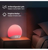 Gadgets | Wake-up Lampe - Lysterapilampe M. 26 Søvnlarmlyde - HFiD™ - DELUXECOVERS.DK