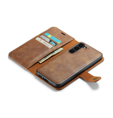 Samsung Galaxy S23 Plus | Samsung Galaxy S23 Plus - DG.MING™ Vintage 2-In-1 Læder Etui M. Cover - Brun - DELUXECOVERS.DK