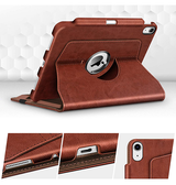 iPad Air 6 11" 2024 | iPad Air 11" (2024) - Retro Diary™ Vintage 360° Onefold Læder Cover - Brun - DELUXECOVERS.DK