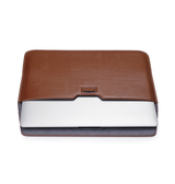 Macbook Sleeve | MacBook Pro 16" - Retro Diary Læder Sleeve - Vintage Brun - DELUXECOVERS.DK