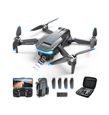 Drone | Professionel Drone - 4K Dual Kamera - Brushless - GPS - Sort - DELUXECOVERS.DK