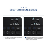 Tastatur | YS-001 - Bluetooth Tastatur til iPad / Tablet - Sort - DELUXECOVERS.DK