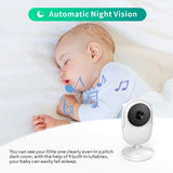 Gadgets | Digital Babyalarm m. Kamera 2.4" LCD skærm - Hvid - DELUXECOVERS.DK