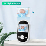 Gadgets | Digital Babyalarm m. Kamera 2.4" LCD skærm - Hvid - DELUXECOVERS.DK