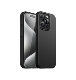 iPhone 16 Pro | iPhone 16 Pro - Deluxe™ Soft Touch Silikone Cover - Sort - DELUXECOVERS.DK