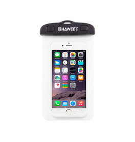 iPhone 15 | iPhone 15 - HAWEEL™ Vandtæt Mobilpose til iPhone/Android - Transparent - DELUXECOVERS.DK