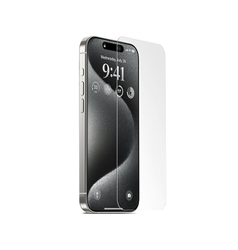 iPhone Beskyttelsesglas | <AA>iPhone 16 Pro - NuGlas™ 9H Beskyttelsesglas (Hærdet glas) - DELUXECOVERS.DK