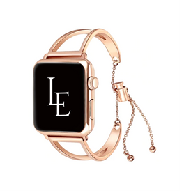 Apple Watch 38mm | Apple Watch (38/40/SE/41/42mm) - L'Empiri™ Dame Stål Rem - Roseguld - DELUXECOVERS.DK