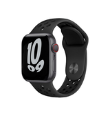 Apple Watch 42mm | Apple Watch (42/44/SE/45/46/49mm) - 4Run™ Silikone Løbe Sportsrem - Sort - DELUXECOVERS.DK