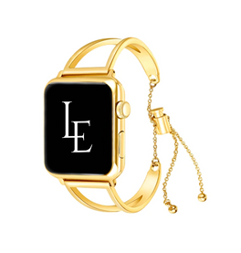 Apple Watch 38mm | Apple Watch (38/40/SE/41/42mm) - L'Empiri™ Dame Stål Rem - Guld - DELUXECOVERS.DK