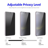 Samsung Beskyttelseglas | Samsung Galaxy S24 - ENKAY™ Privacy Beskyttelsesglas m. Nem Installation - DELUXECOVERS.DK