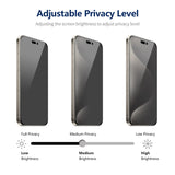 iPhone Beskyttelsesglas | <AAA>iPhone 14 Pro - ENKAY™ Privacy Beskyttelsesglas m. Nem Installation - DELUXECOVERS.DK