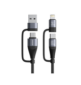 Adapter | JOYROOM™ | 4-i-1 Multi-Funktion kabel 60W - 1.2m - DELUXECOVERS.DK