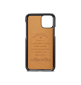 iPhone 15 Pro | iPhone 15 Pro - NX Design Læder Cover M. Kortholder - Sort - DELUXECOVERS.DK