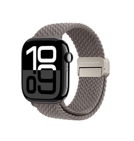 Apple Watch 42mm | Apple Watch (42/44/SE/45/46/49mm) - DUX DUCIS™ Interwoven Nylon Rem - Clay - DELUXECOVERS.DK