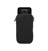 iPhone 15 Pro | iPhone 15 Pro - Simple Nylon Sleeve Etui M. Lynlås - Jet Black - DELUXECOVERS.DK