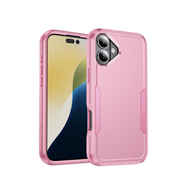 iPhone 16 Plus | iPhone 16 Plus - REALIKE™ Pro Stødsikkert Håndværker Cover - Pink - DELUXECOVERS.DK