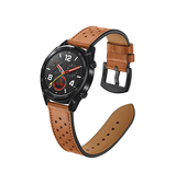 Samsung Galaxy Watch 6 | Samsung Galaxy Watch 6 (40/44mm) -  L'Empiri™ Plum Blossom Ægte Læder Rem - Brun - DELUXECOVERS.DK