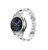 Samsung Galaxy Watch 6 | Samsung Galaxy Watch 6 (40/44mm) -  Diamant Rustfrit Stål Dame Urrem - Sølv - DELUXECOVERS.DK