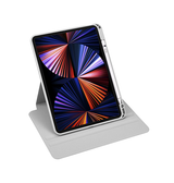 iPad Pro 13 (2024) | iPad Pro 13" (2024) - Akrylisk 360° Cover m. Stander - Lysegrå - DELUXECOVERS.DK