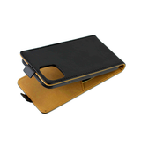 iPhone 15 Plus | iPhone 15 Plus - Diary Vertikal Læder FlipCover Etui - Sort - DELUXECOVERS.DK