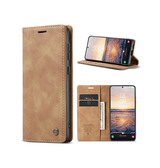 Samsung Galaxy S25 Plus | Samsung Galaxy S25 Plus - CaseMe™ Noble Læder Etui / Pung - Brun - DELUXECOVERS.DK