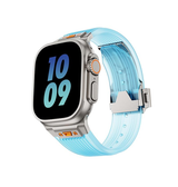 Apple Watch 42mm | Apple Watch (42/44/SE/45/46/49mm) - Redefine™ Translucent Sports Rem - Blå - DELUXECOVERS.DK