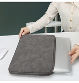 Macbook Sleeve | MacBook 12" - Lambskin Computer Sleeve - Mørkegrå - DELUXECOVERS.DK