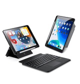 iPad 7/8/9 | iPad 10.2" 7/8/9 (2019/2020/2021) - DUX DUCIS™ Cover M. Magnetisk Trådløs Tastatur - Sort - DELUXECOVERS.DK