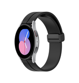 Samsung Galaxy Watch 6 Classic | Samsung Galaxy Watch 6 Classic (43/47mm) - DeLX Straight-Line Silikone Rem - Sort - DELUXECOVERS.DK